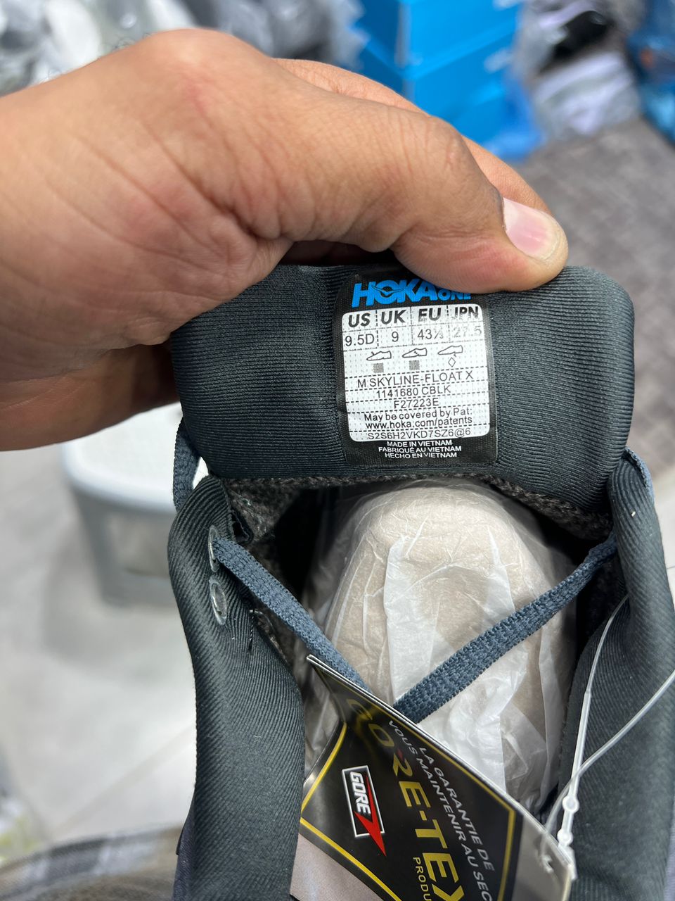 کتونی هوکا اسکای لاین گورتکس/Hoka Skyline-Float X Gore-Tex/ساخت ویتنام