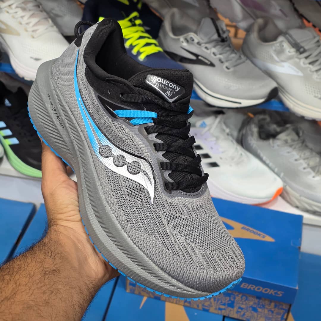 کتونی ساکونی تریمپ ۲۱/Saucony Triumph 21/ساخت ویتنام /سایز ۴۰تا۴۵/فروش بصورت عمده و تک.