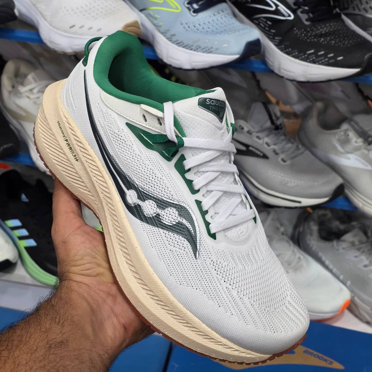 کتونی ساکونی تریمپ ۲۱/Saucony Triumph 21vietnam/ساخت ویتنام/سایز ۴۰ تا ۴۵/فروش بصورت عمده و تک