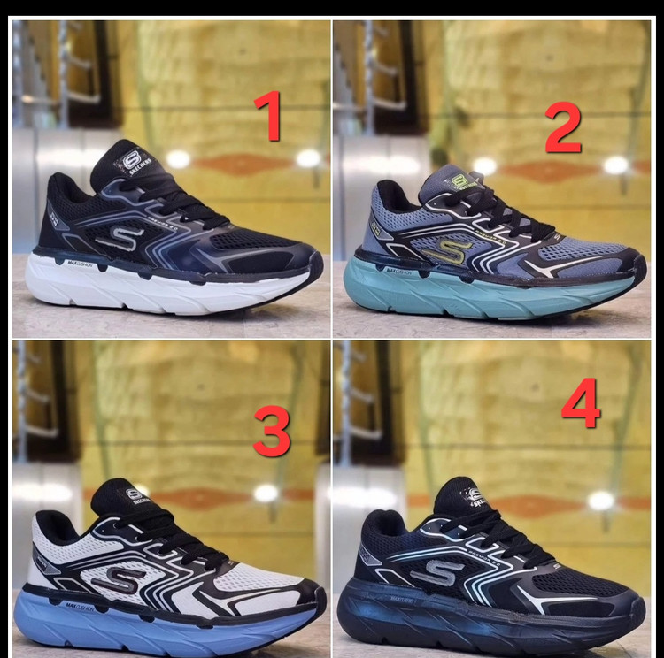 اسکیچرز max cushion سایز ۴۰ تا ۴۵ ساخت ویتنام فروش عمده و تک