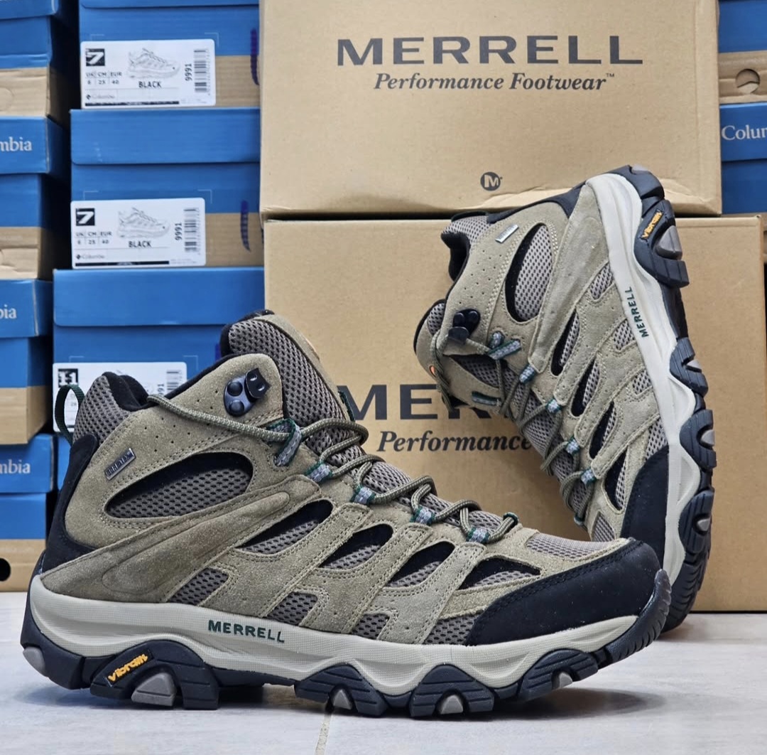 نیم بوت مرل/Merrell Moab 3 Mid GTX/ گورتکس وارداتی ساخت ویتنام, پایین ترین قیمت در ایران سایز ۴۰ تا ۴۵ / فروش عمده و تک