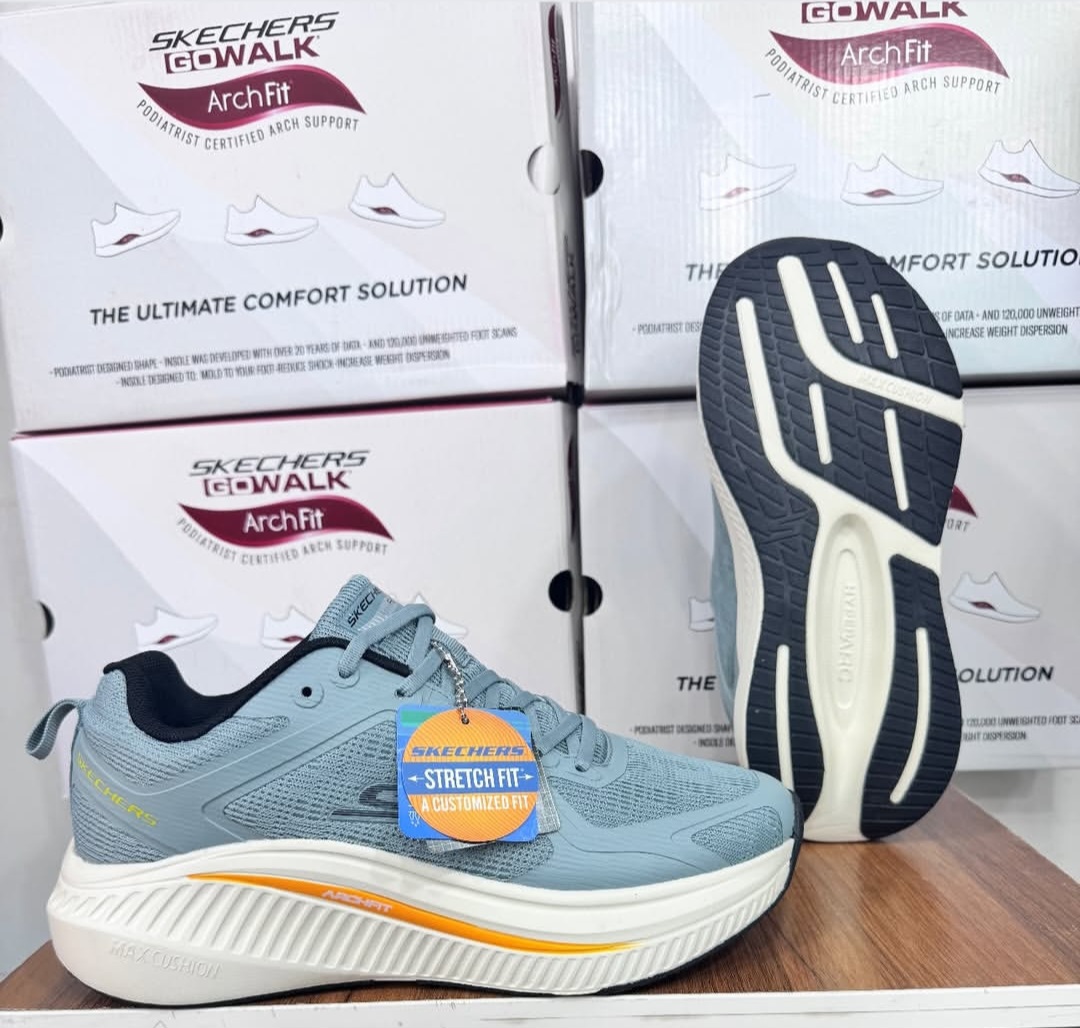 کتونی اسکیچرز طبی و راحتی گو ران go run/مخصوص پیاده روی و روز مرگی/جعبه و بارکد دار/سایز ۴۰تا۴۵/