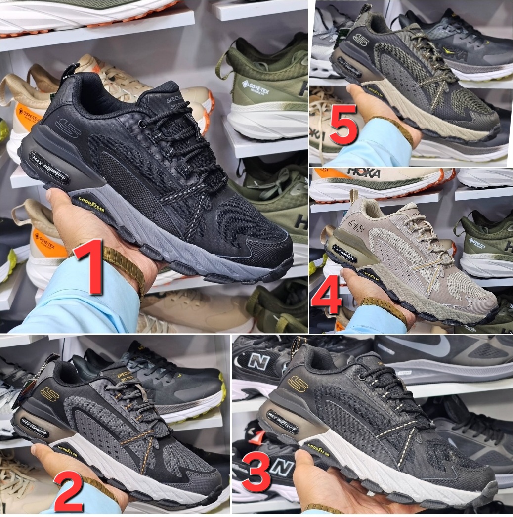 کتونی اسکیچرزSkechers Max Protect 237303 Bkw /ساخت ویتنام/سایز ۴۰ تا ۴۵ فروش بصورت عمده و تک.