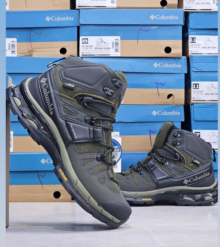 بوت کلمبیا کوهنوردی ضدآب | Columbia Gore-Tex Waterproof با زیره ویبرام گورتکس سایز ۴۰تا ۴۵ فروش عمده و تک