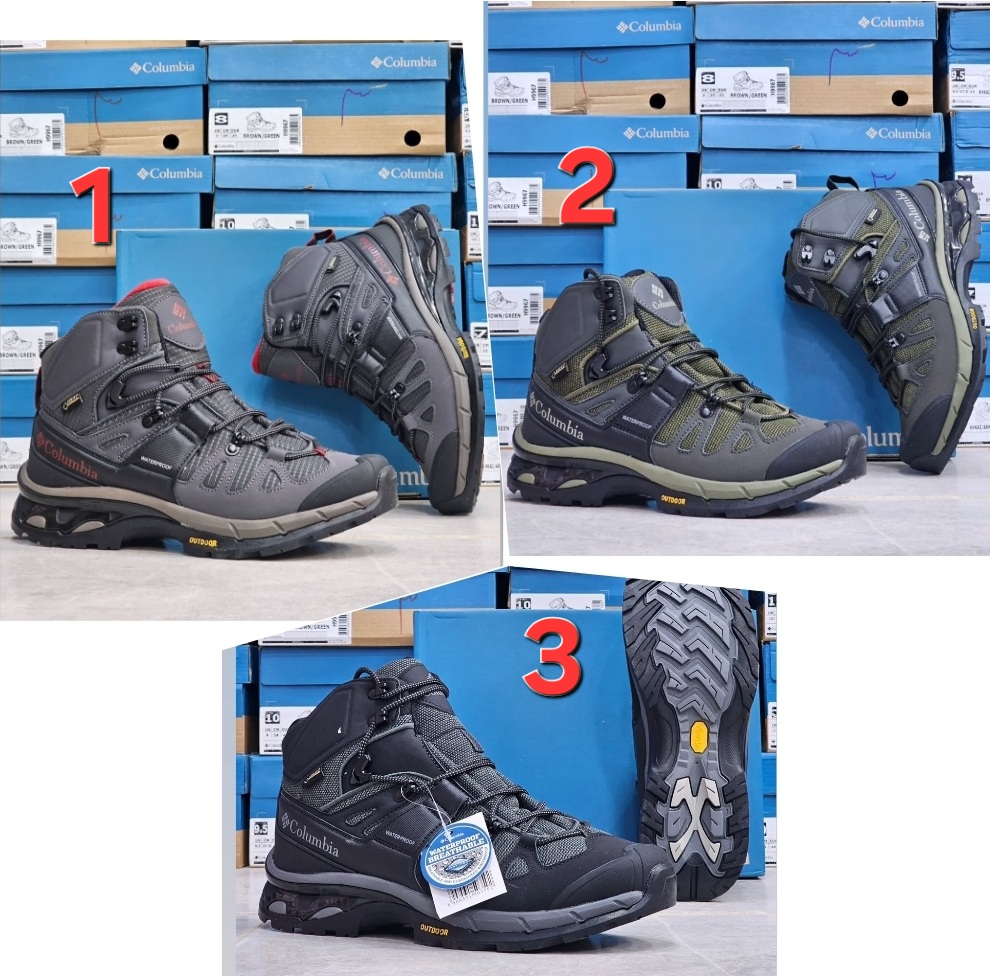 بوت کوهنوردی کلمبیا ضدآب | Columbia Gore-Tex Waterproof با زیره ویبرام گورتکس سایز ۴۰تا ۴۵ فروش عمده و تک