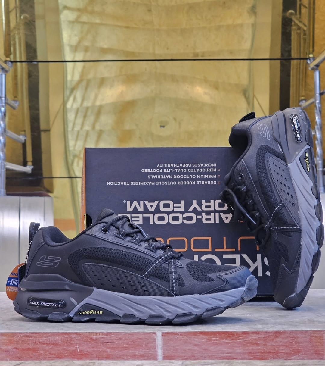 کتونی اسکیچرز اتودور Max Protect Goodyear مسترکوالیتی ویتنام سایز