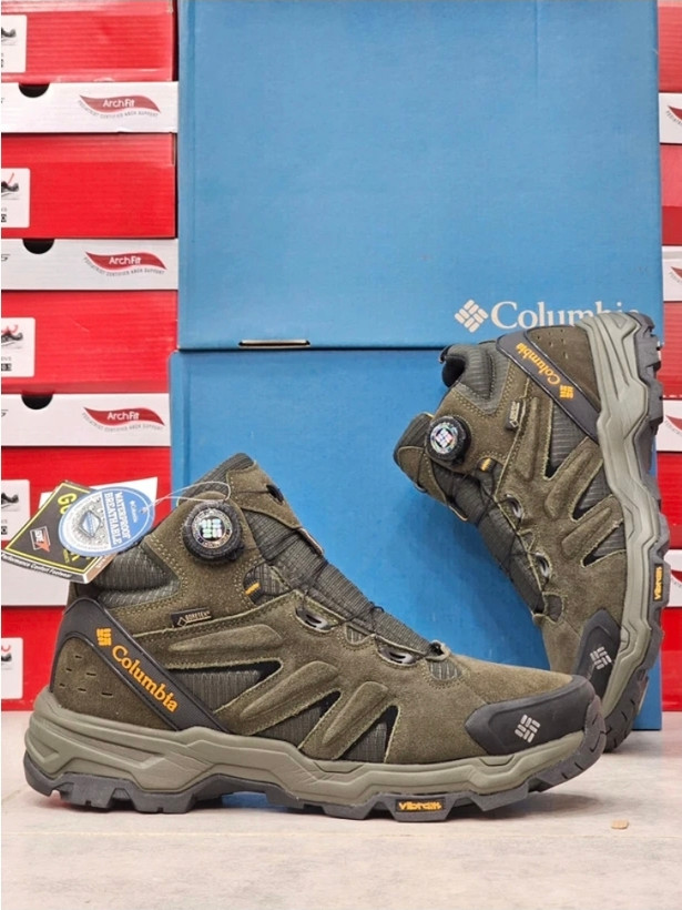 نیم بوت کلمبیا Columbia Bootضد آب/بند دیسکی ساخت ویتنام/ زیره ویبرام /سایز 40 الی 45/ فروش عمده و تک