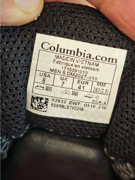 Columbia TechLite بوت کلمبیا تک لایت