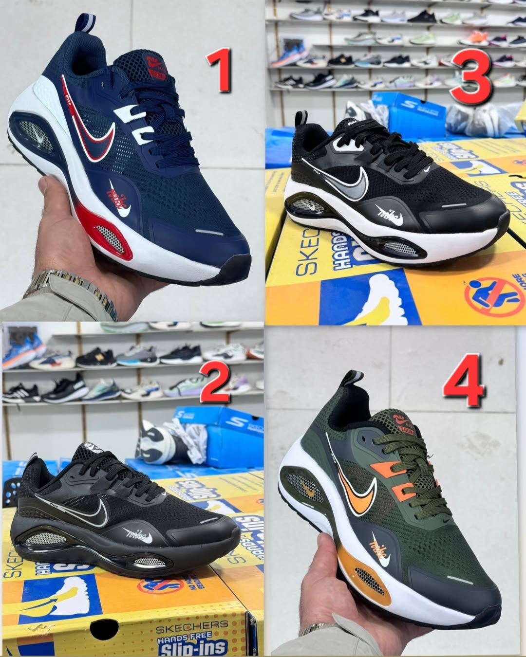 کتونی نایک زوم وینفلو تو Nike Zoom 2.سایز ۴۰ تا ۴۵ساخت ویتنام فروش بصورت عمده و تک. تضمین کالا