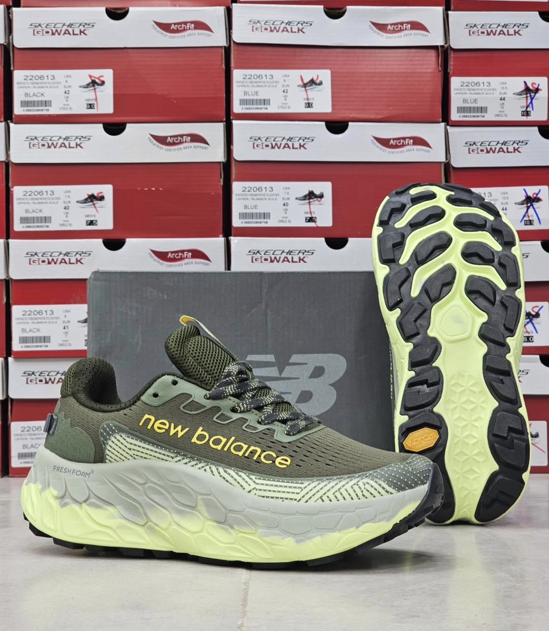 کفش ویتنامی نیوبالانس فرش فوم تریل وی ۳/New balance fresh foam x more trail v3 / فروش بصورت عمده و تک ، ساخت ویتنام سایز ۴۰ تا ۴۵