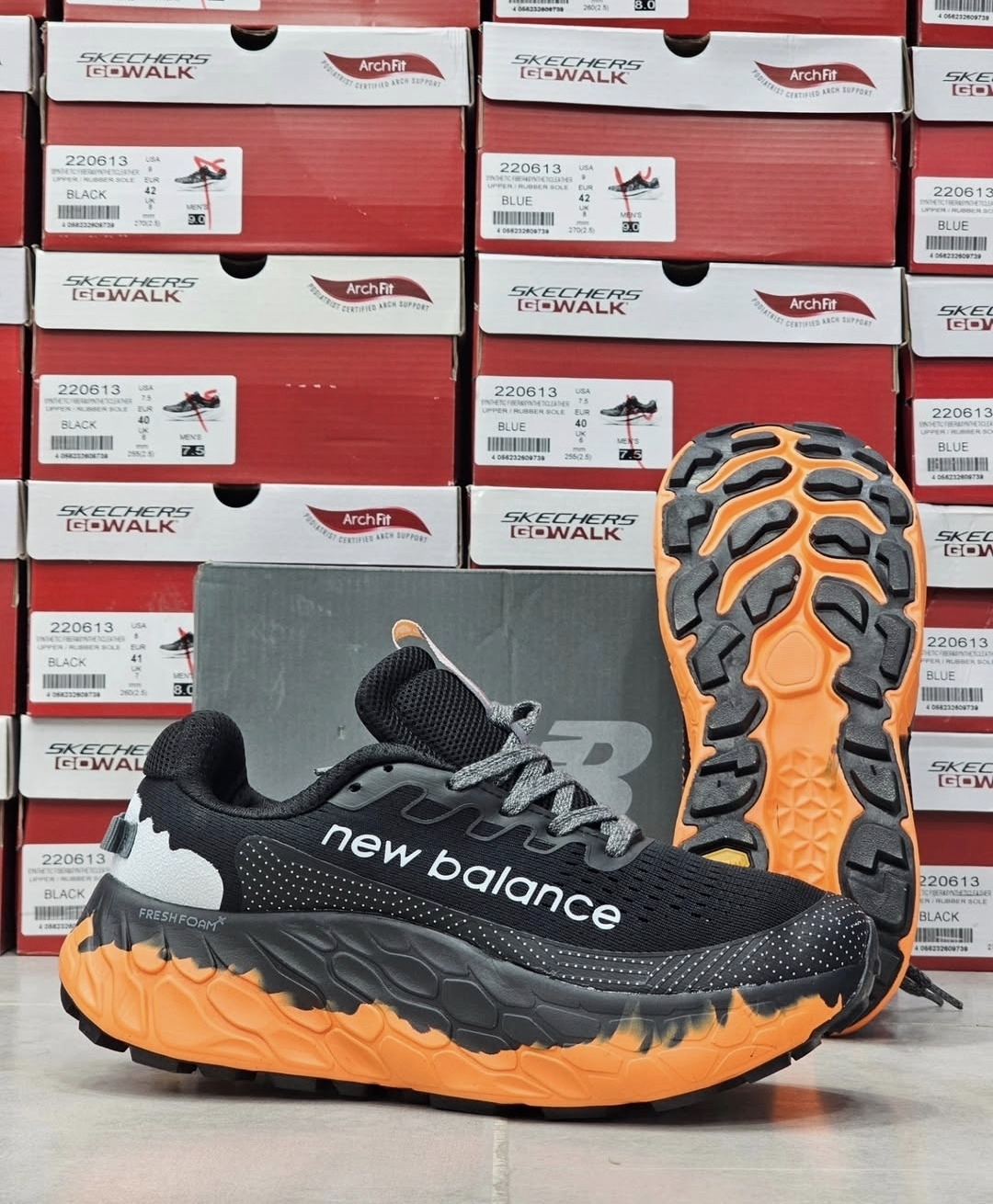 خریدنیوبالانس فرش فوم تریل وی ۳/New balance fresh foam x more trail v3 / فروش بصورت عمده و تک ، ساخت ویتنام سایز ۴۰ تا ۴۵