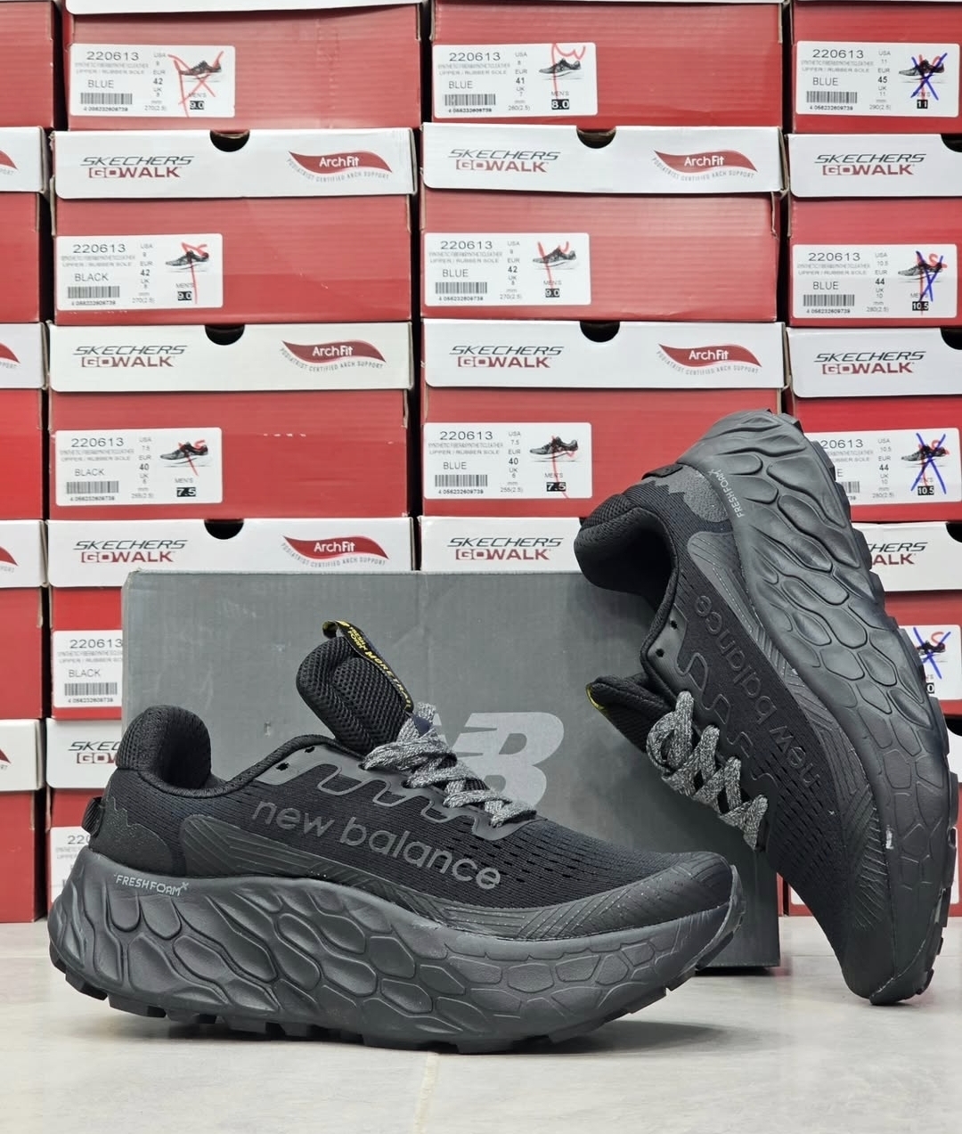 خریدنیوبالانس فرش فوم تریل وی ۳/New balance fresh foam x more trail v3 / فروش بصورت عمده و تک ، ساخت ویتنام سایز ۴۰ تا ۴۵