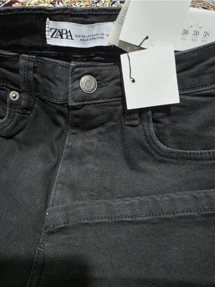 شلوار جین اورجینال برند زارا ZARA سایز بندی ۳۶ تا ۴۸ فروش عمده و تک