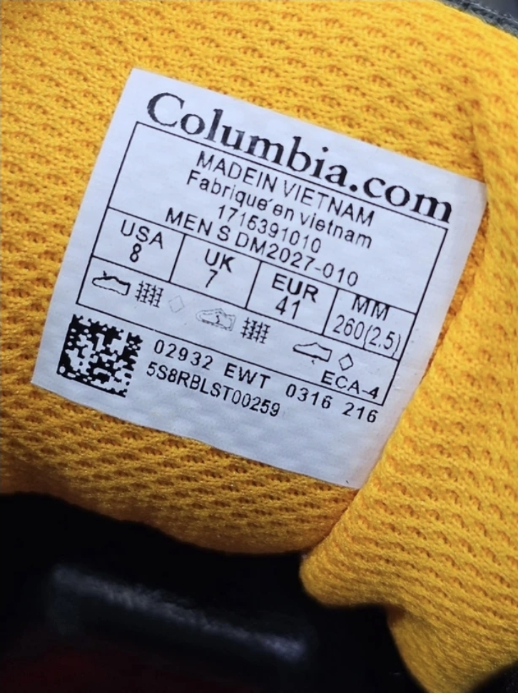Columbia Boot نیم بوت کلمبیا