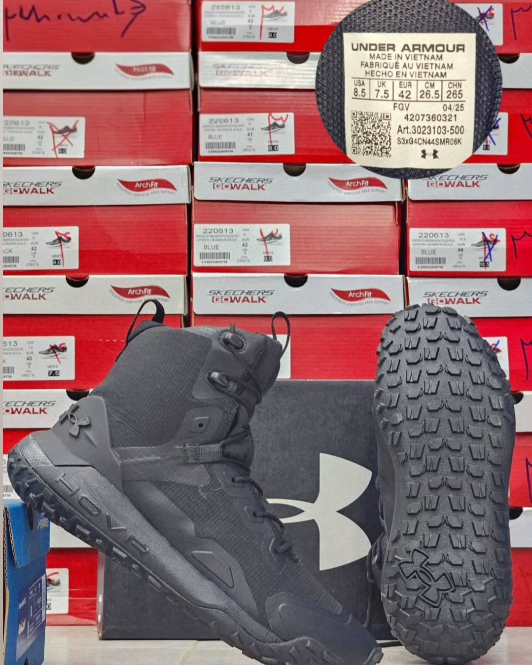 نیم بوت آندرآرمور هاور استورم نظامی/ Under Armour HOVR Storm /مستر کوالیتی A/فروش بصورت عمده و تک سایز ۴۰ تا ۴۵