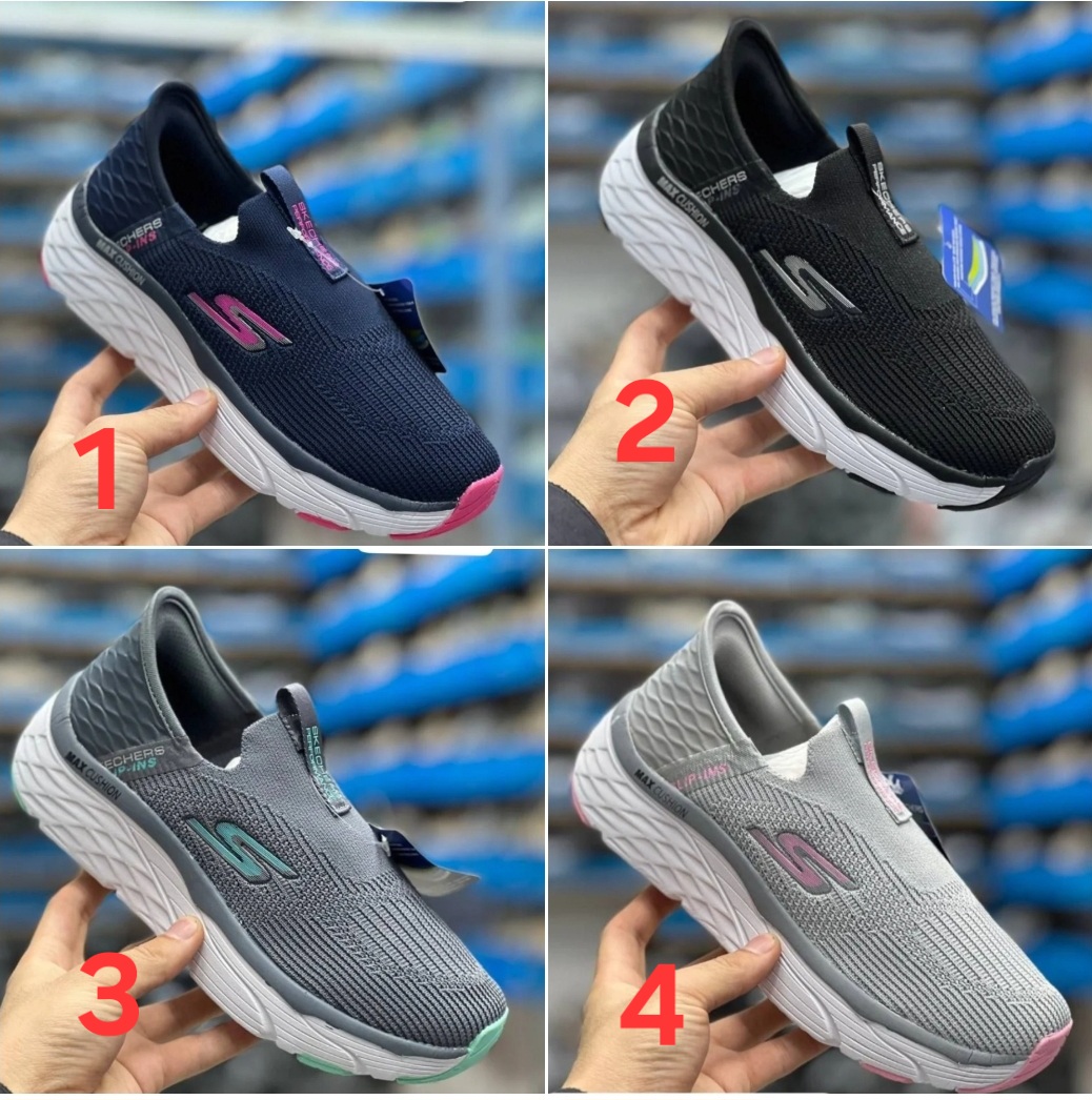 کتونی اسکیچرز مسترکوالیتی بدون بند/سایز 37 تا 40 /Skechers MaxCushioning/ فروش عمده و تک