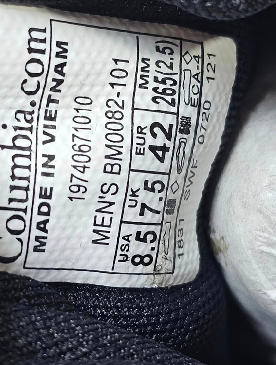 کتونی کلمبیا Columbia QutDryساخت ویتنام ضد آب