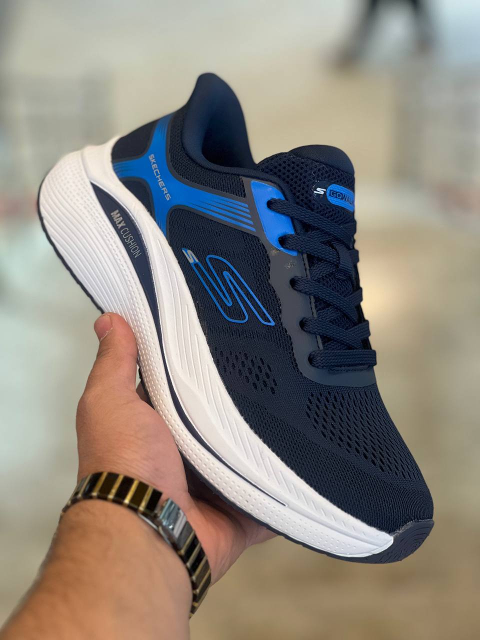 کتونی ویتنامی اسکیچرز مکس کوشن skechers max cushioning سایز 40 تا 45 ساخت ویتنام فروش عمده و تک