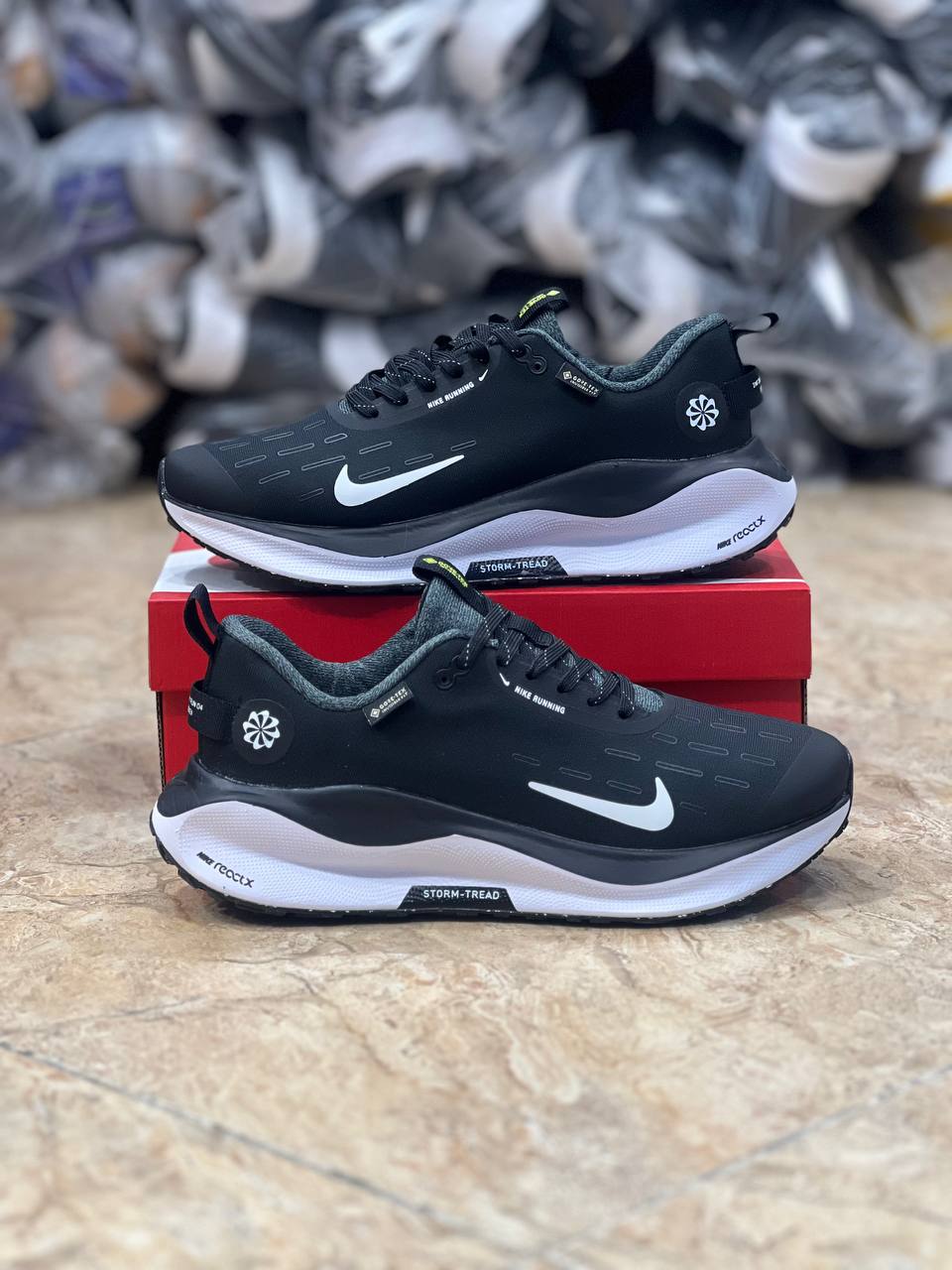 کتونی نایک گورتکس اینفینیتی فروش بصورت عمده و تک سایز ۴۰ تا ۴۵. تضمین کالا Nike React infinity Run 4 Gore_tex