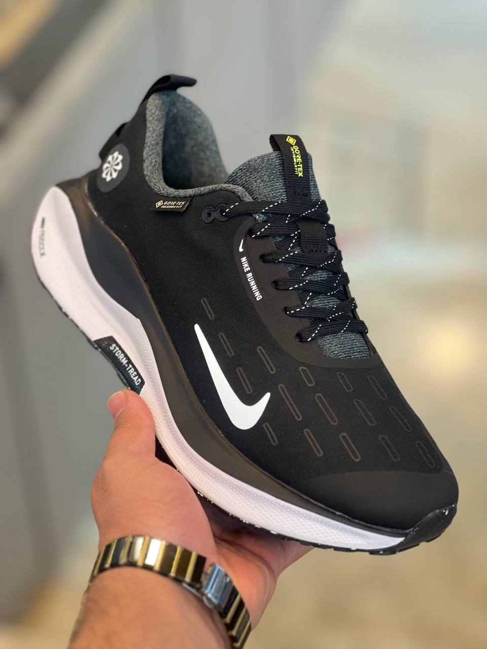 کتونی نایک گورتکس اینفینیتی فروش بصورت عمده و تک سایز ۴۰ تا ۴۵. تضمین کالا Nike React infinity Run 4 Gore_tex