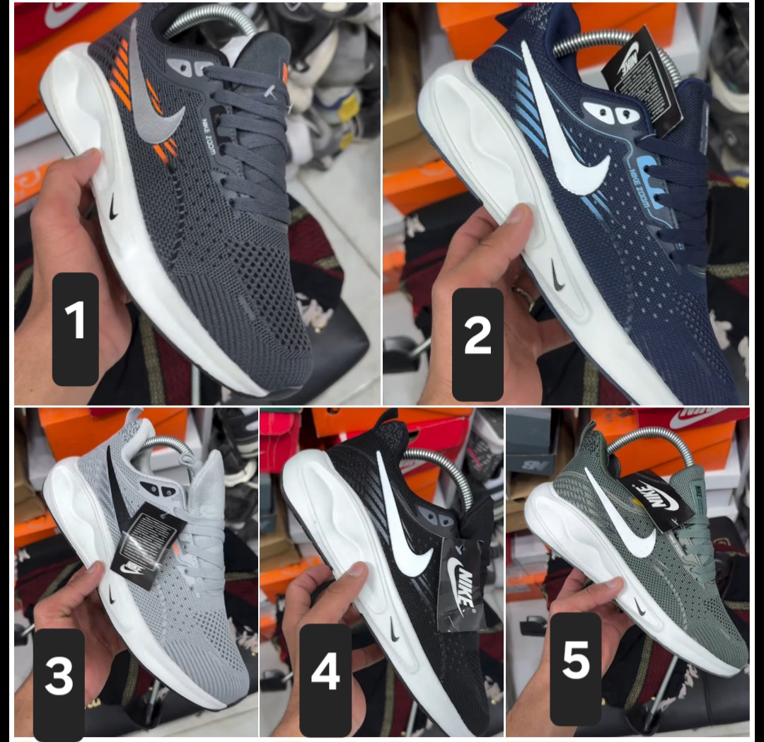 کتونی نایک زوم پگاسوس Nike zoom pegasus ساخت ویتنام ، سایز ۴۰ تا ۴۵ فروش بصورت عمده و تک