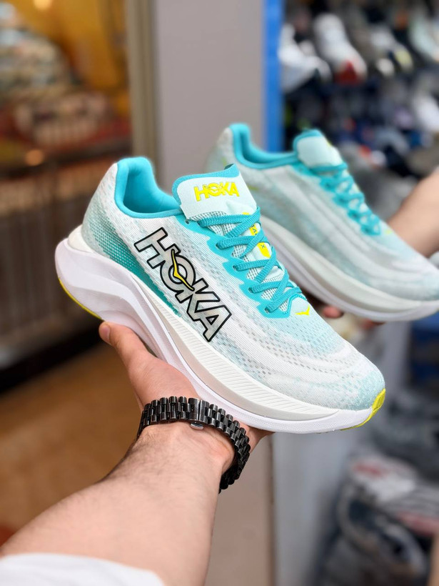 کتونی ویتنامی هوکا مچ ایکس/سایز 41 تا 46/Hoka Mach X/فروش عمده و تک ضمانت کالا