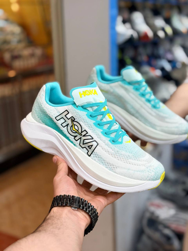 کتونی ویتنامی هوکا مچ ایکس/سایز 41 تا 46/Hoka Mach X/فروش عمده و تک ضمانت کالا