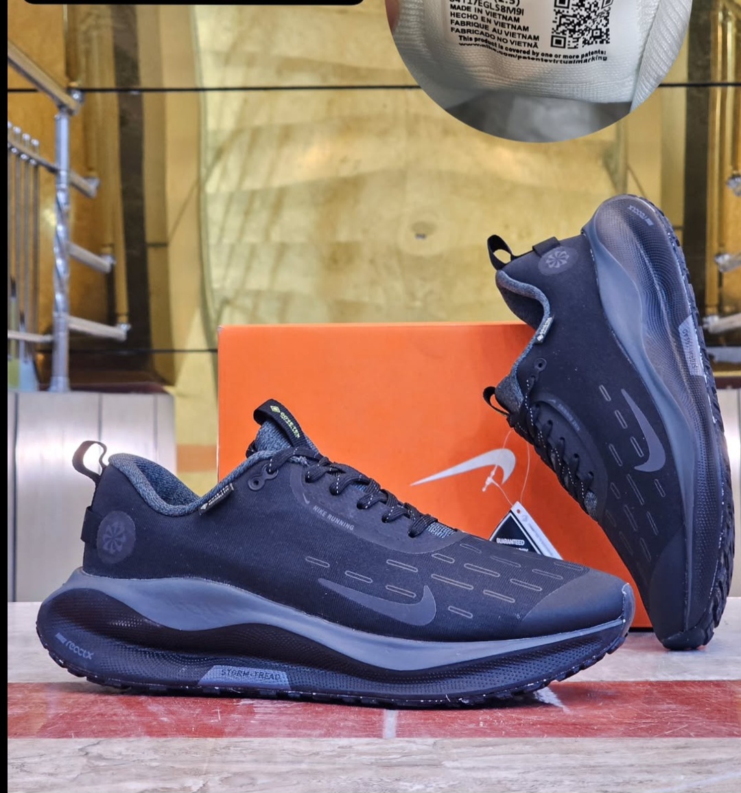 کتونی نایک اینفینیتی گورتکس NIKE lnfinity RN 4 GORE_TEXساخت ویتنام فروش بصورت عمده و تک سایز ۴۰_۴۱_۴۲_۴۳_۴۴_۴۵ ضمانت کالا