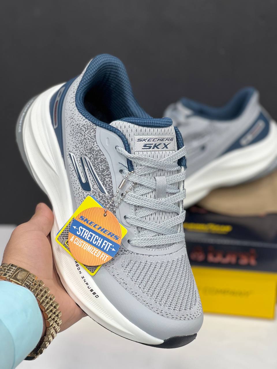 کتونی ویتنامی اسکیچرز هایپر بوس skechers Hyper Burst ساخت ویتنام سایز 40 تا 45 فروش عمده و تک ضمانت کالا