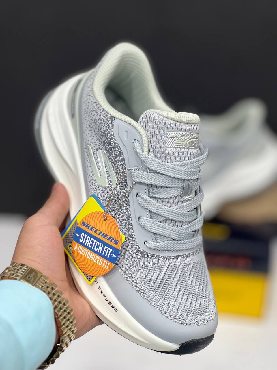 کتونی ویتنامی اسکیچرز هایپر بوس skechers Hyper Burst ساخت ویتنام سایز ۳۷تا۴۰فروش عمده و تک ضمانت کالا
