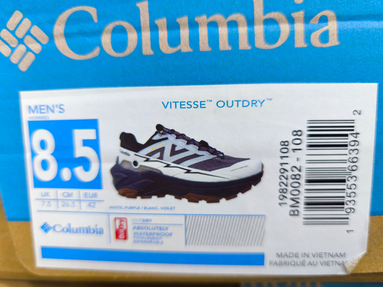 کتونی کلمبیا Columbia QutDry ساخت ویتنام رویه گورتکس ضد آب زیره ویبرام ضد لغزش و سایش سایزبندی ۴۰الی ۴۵. پایین ترین قیمت در ایران ، فروش بصورت عمده و تک