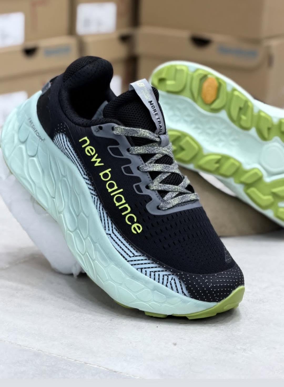 کتونی ویتنامی نیوبالانس فرش فوم تریل وی ۳/New balance fresh foam x more trail v3