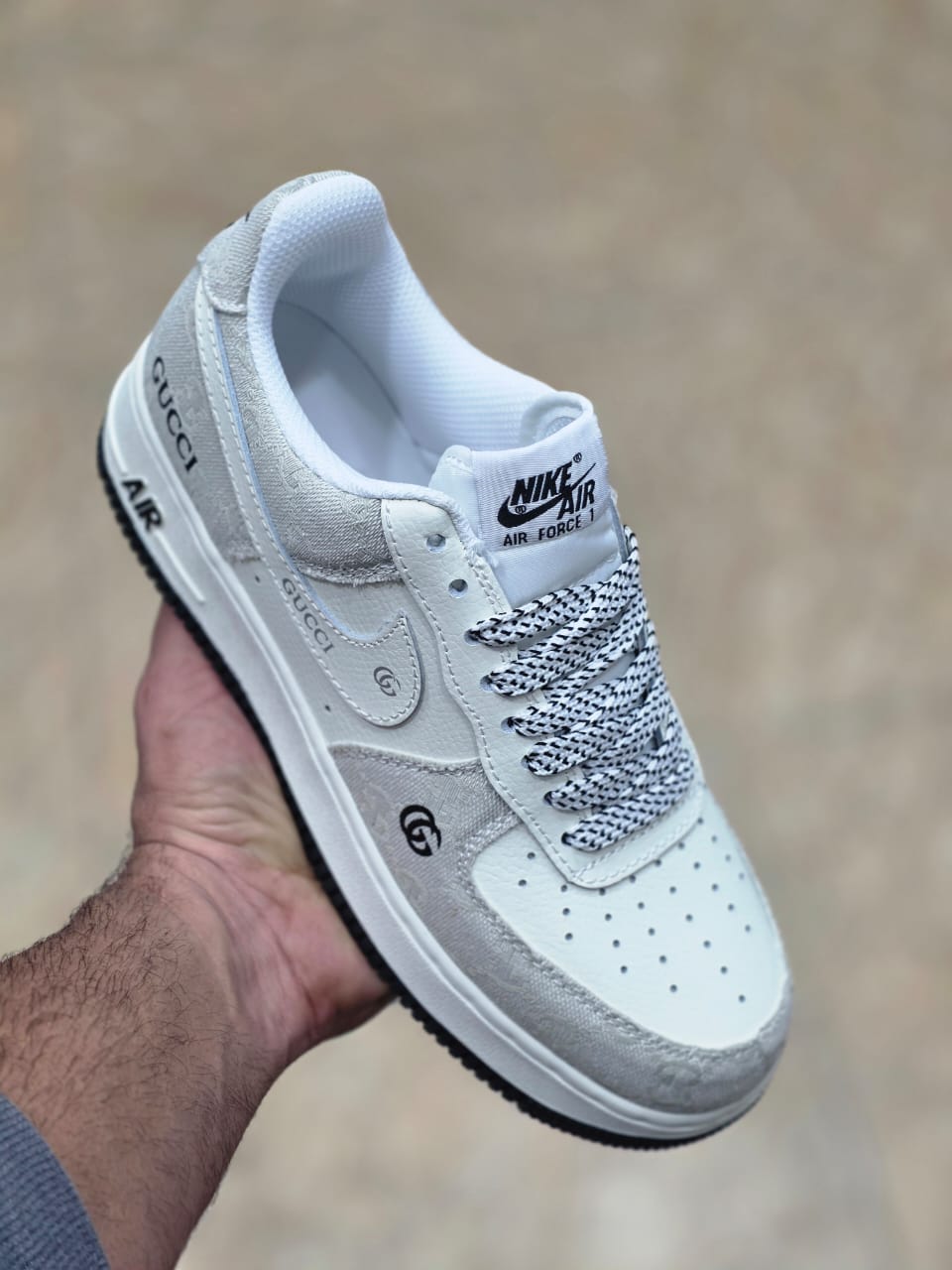 کتونی نایک ایرفورس/Nike Air force vietnam/اصل ویتنام وارداتی/رویه چرم/سایز۳۹تا۴۵/ست جذاب
