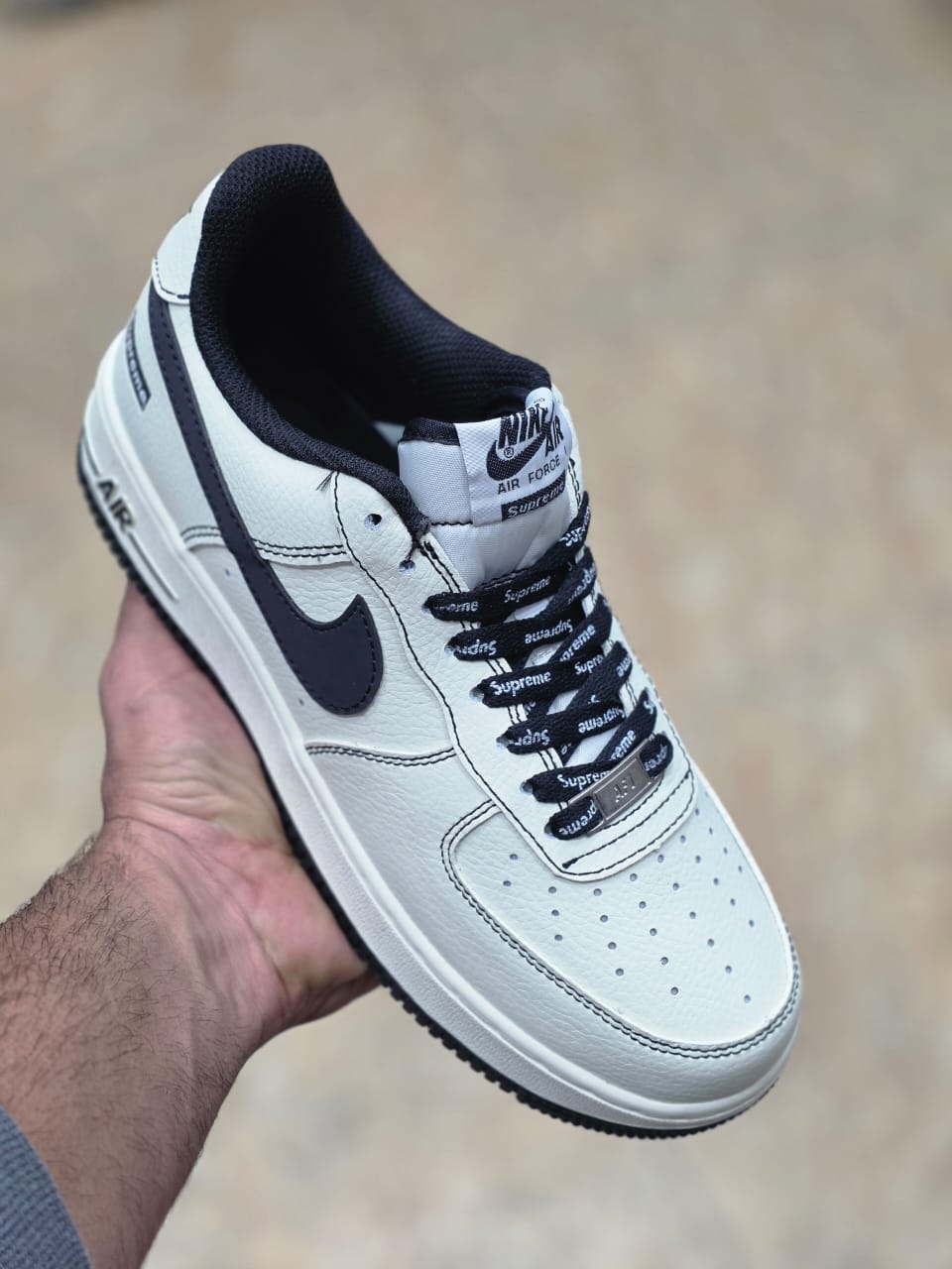 کفش نایک ایرفورس/Nike Air force vietnam/اصل ویتنام وارداتی/رویه چرم/سایز۳۹تا۴۵/ست جذاب