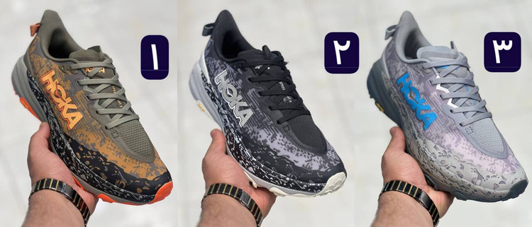 کتونی هوکا اسپید گوت ۶/Hoka speedgoat 6/ساخت ویتنام/سایز ۴۰ تا ۴۵/فروش بصورت عمده و تک/ضمانت کالا