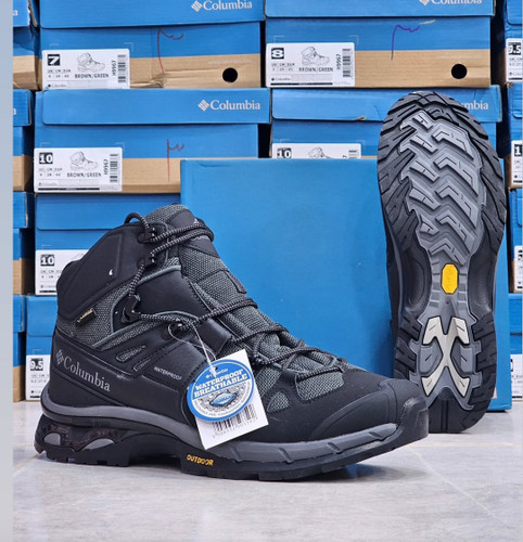 کلمبیا کوهنوردی ضدآب | Columbia Gore-Tex Waterproof ساخت ویتنام زیره ویبرام گورتکس سایز ۴۰تا ۴۵ فروش عمده و تک
