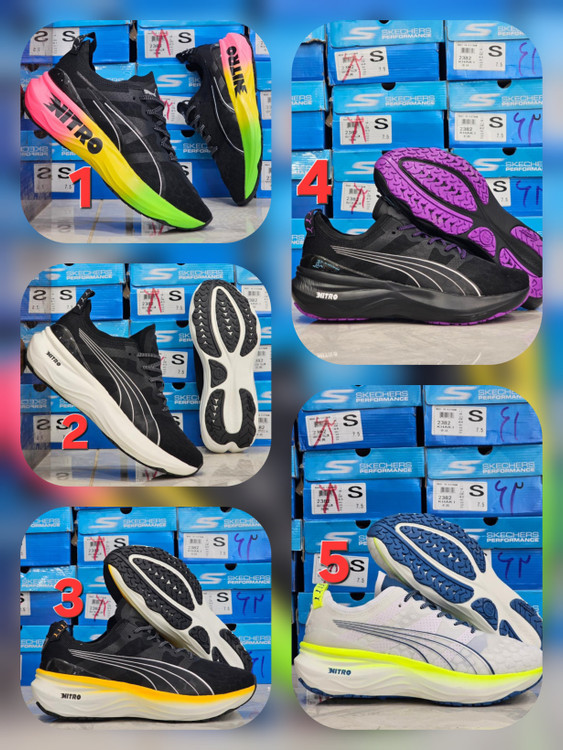 کتونی پوما نیترو Puma nitro/ساخت ویتنام/سایز ۴۰ تا ۴۵ ضمانت کالا فروش عمده و تک