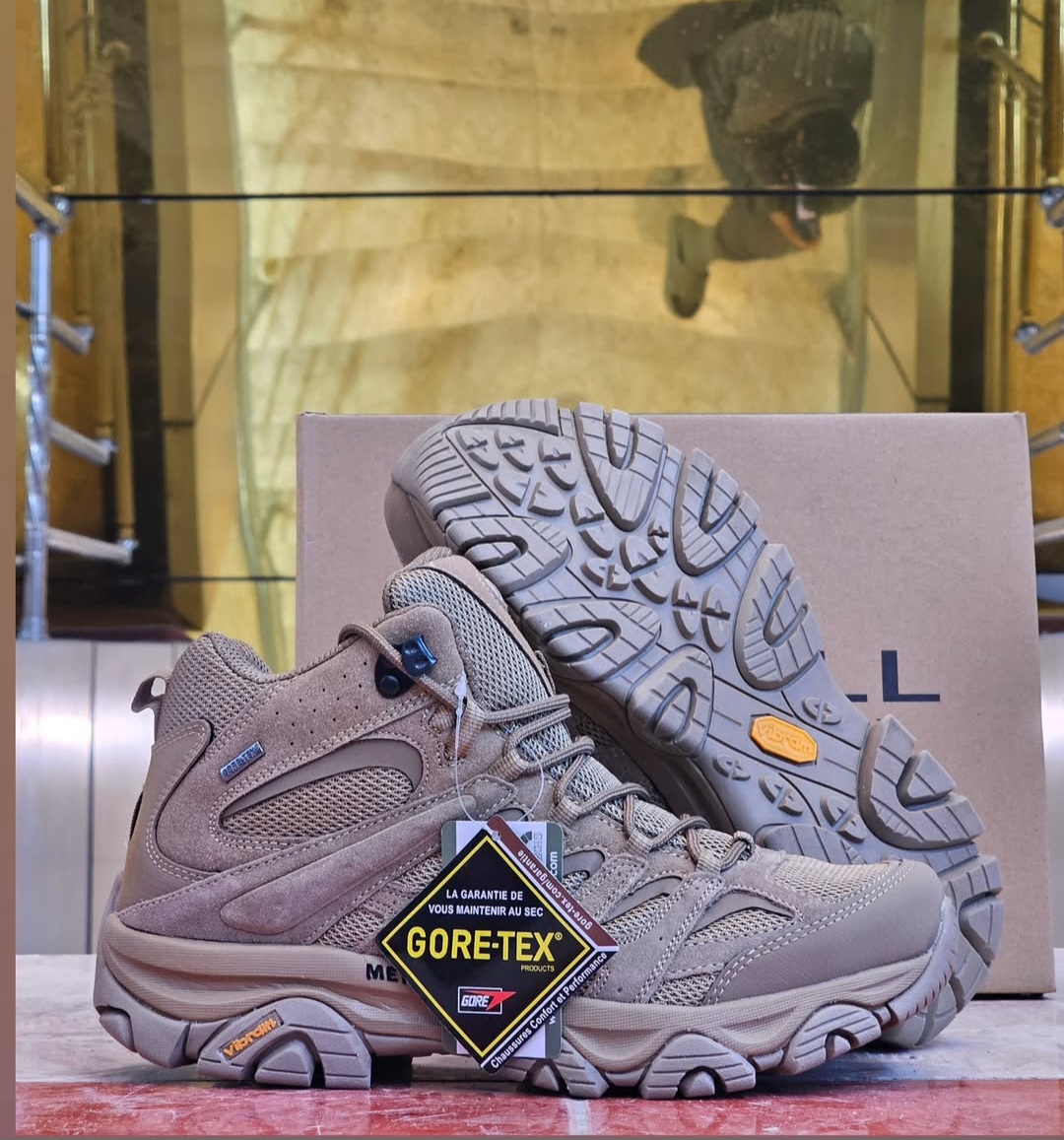 بوت مرل Merrell Moab 3 Mid GTX گورتکس ساخت ویتنام مستر کوالیتی پایین ترین قیمت در ایران سایز ۴۰ تا ۴۵ تنوع در ۳ رنگ جذاب . Merrell moab 3 mid GTX