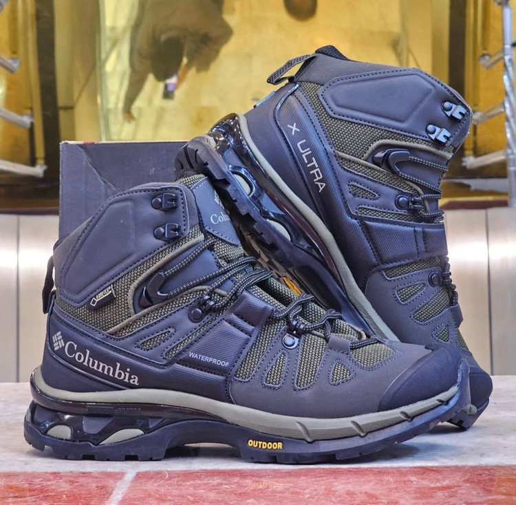 کلمبیا کوهنوردی ضدآب | Columbia Gore-Tex Waterproof ساخت ویتنام زیره ویبرام گورتکس سایز ۴۰تا ۴۵ فروش عمده و تک