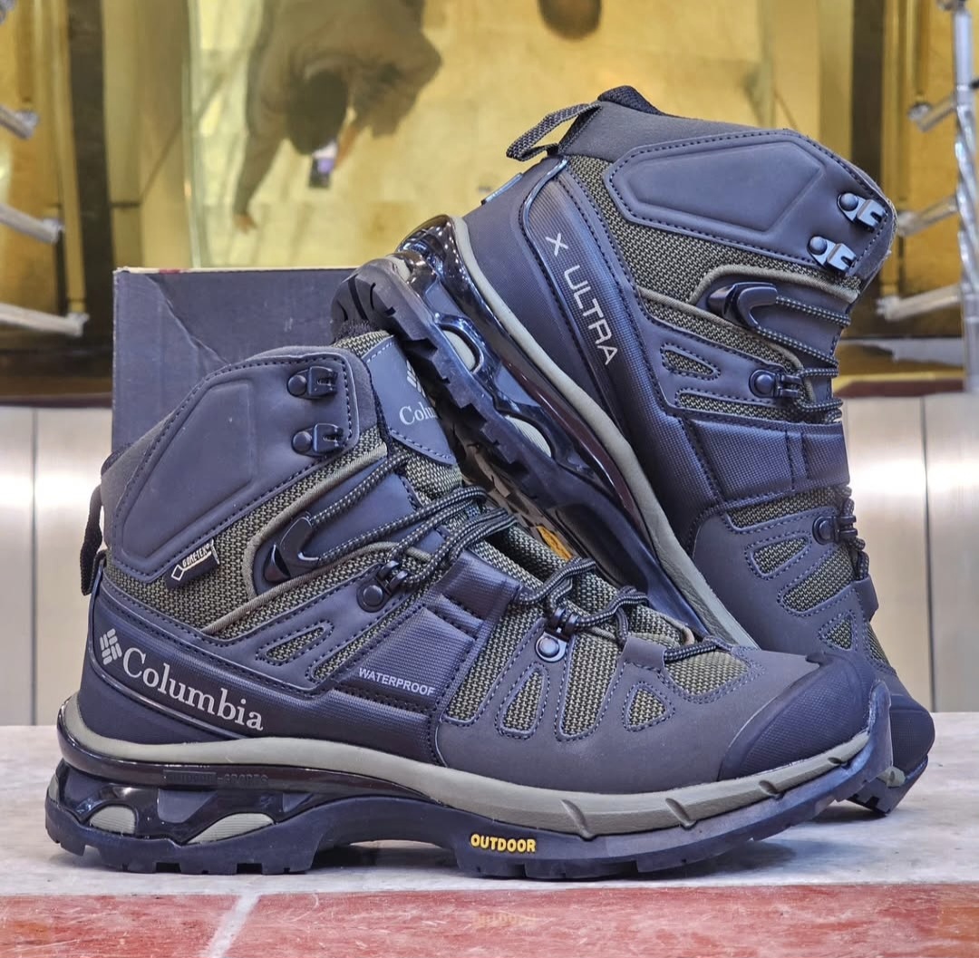 بوت کلمبیا کوهنوردی ضدآب | Columbia Gore-Tex Waterproof ساخت ویتنام زیره ویبرام گورتکس سایز ۴۰تا ۴۵ فروش عمده و تک