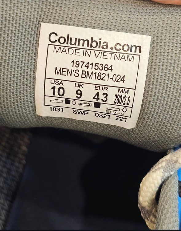 کتونی تراکینگ کلمبیا/Columbia Facet 60 Outdry/ساخت ویتنام/سایز 40الی 45/زیره ویبرام / رویه چرم ضد آب و گورتکس / ضمانت کیفیت کالا
