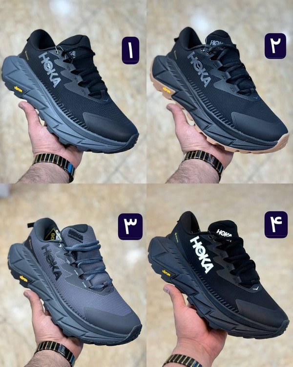 کفش هوکا اسکای لاین گورتکس ضد آب Hoka skyline shoes گورتکس کف ویبرام ساخت ویتنام سایز ۴۰ الی۴۵ فروش عمده و تک، ضمانت کالا