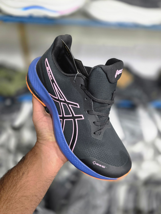 کفش ویتنامی اسیکس ضد آب مدل ژل پلاس 14/ Asics Gel_pulse 14 Gore tex/ساخت ویتنام/سایز ۴۰ تا ۴۵ همراه با جعبه بارکد دار/فروش تک و عمده