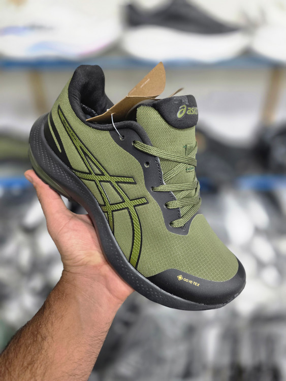 کفش اسیکس ضد آب مدل ژل پلاس 14/ Asics Gel_pulse 14 Gore tex/ساخت ویتنام/سایز ۴۰ تا ۴۵ همراه با جعبه بارکد دار/فروش تک و عمده