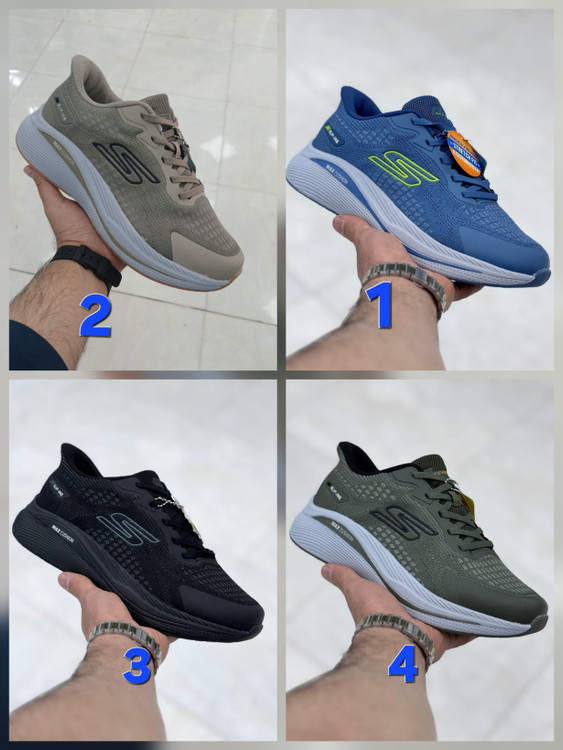 کتونی اسکیچرز مکس کوشن skechers max cushioning slip ins سایز 40 تا 45 ساخت ویتنام فروش عمده و تک