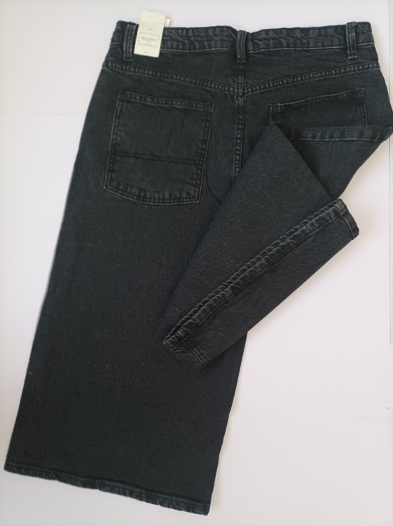 شلوارلی واید لگ کوتاه اورجینال برند برشکا BERSHKAفروش تک و عمده