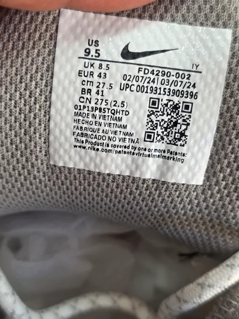 کتونی نایک کپسولی مدل Nike AiA Tn.سایز 41 تا ۴۵ساخت ویتنام کیفیت بالا