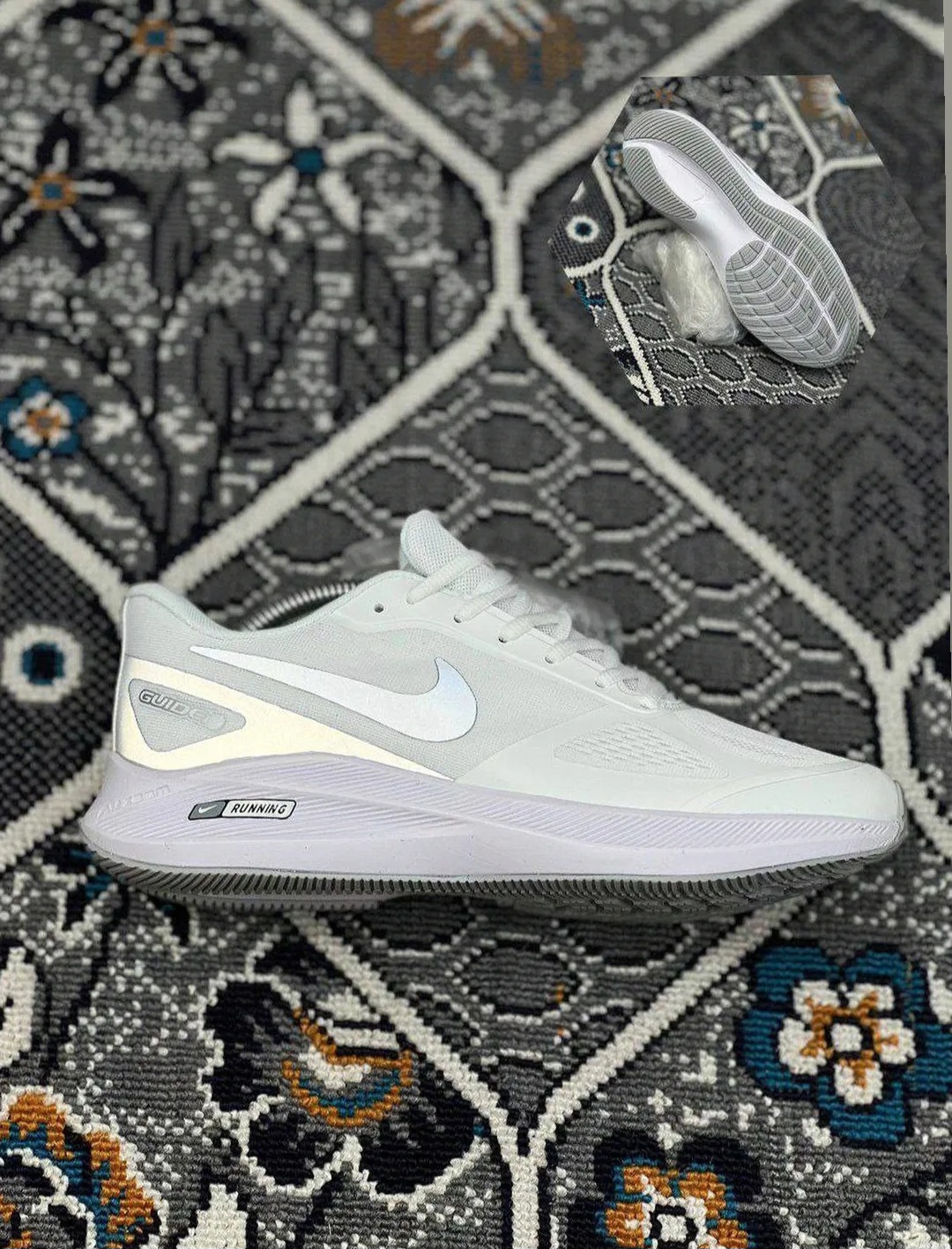 خرید کفش رانینگ و پیاده رویی نایک گاید Nike guide 10 ضمانت کالا سایز ۴۰ تا ۴۵ساخت ویتنام کیفیت مستر کوالیتی A فروش تکی و عمده