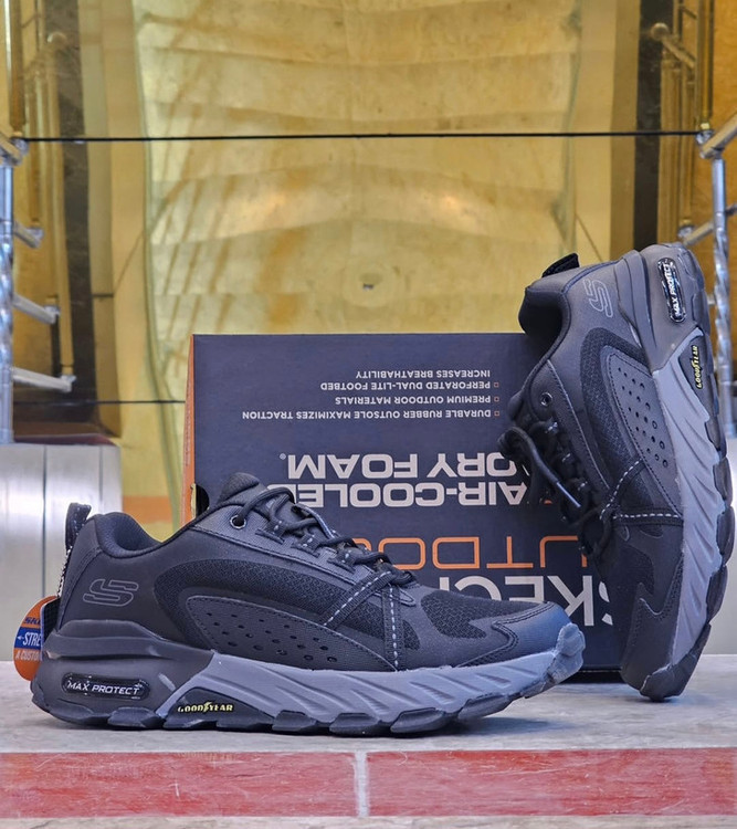 کفش اسکیچرز اوتودور Max Protect Goodyear/ساخت ویتنام/سایز ۴۰ تا ۴۵/فروش عمده و تک