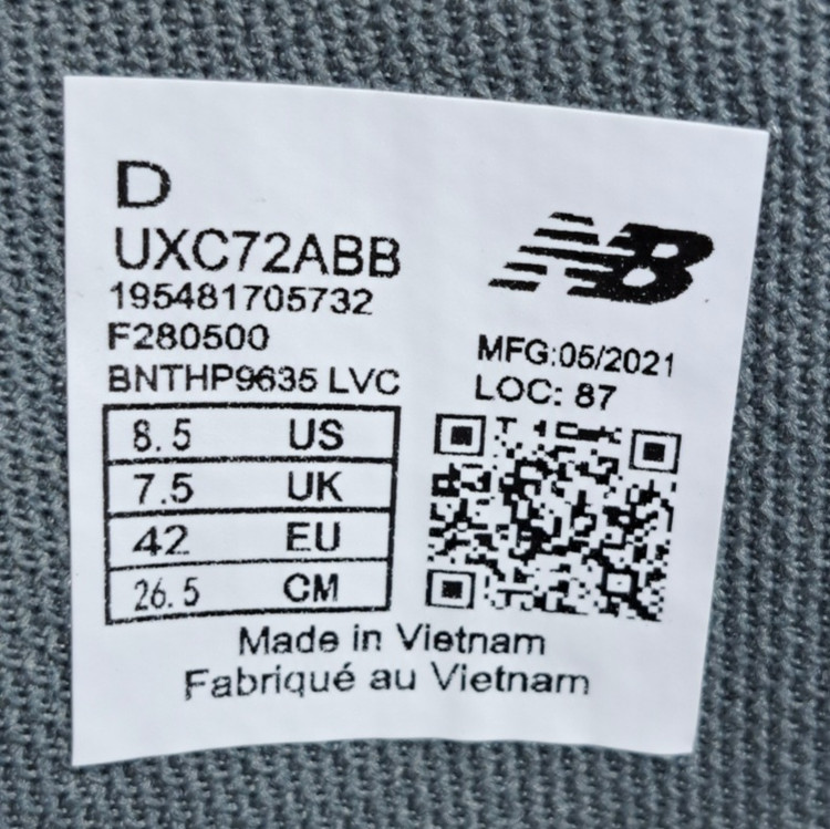 کتونی نیوبالانس ۱۹۰۶/Newbalance 1906/ سایز۴۰الی ۴۵/ساخت ویتنام/فروش بصورت عمده و تک/ضمانت کالا